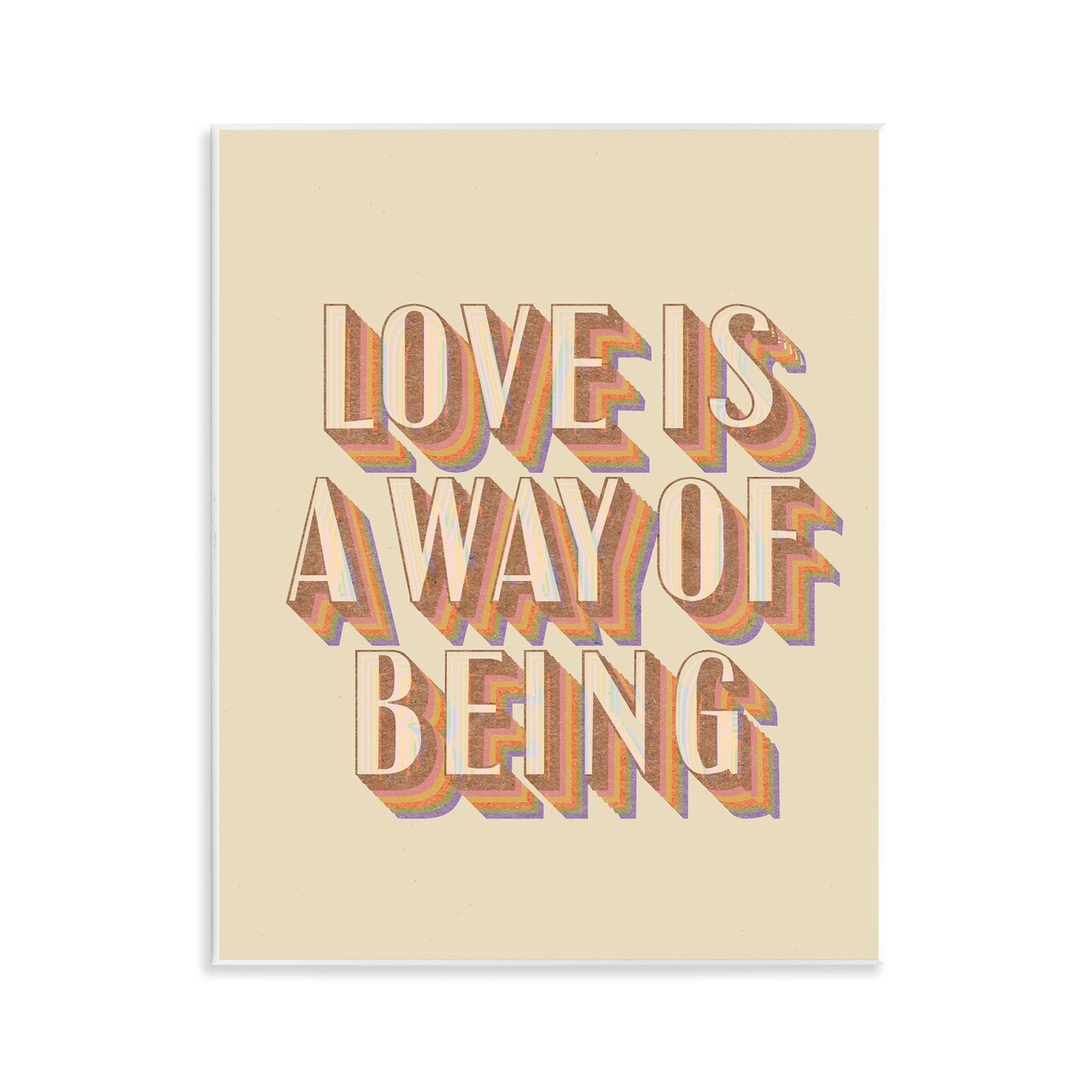 Stupell Industries Sentimental Love Phrase Wall Plaque Art Design by Lil' Rue
